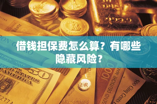 济南借钱担保费怎么算？有哪些隐藏风险？