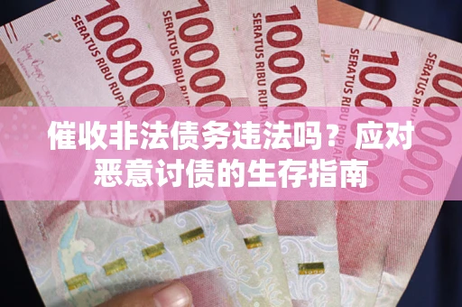 济南催收非法债务违法吗？应对恶意讨债的生存指南