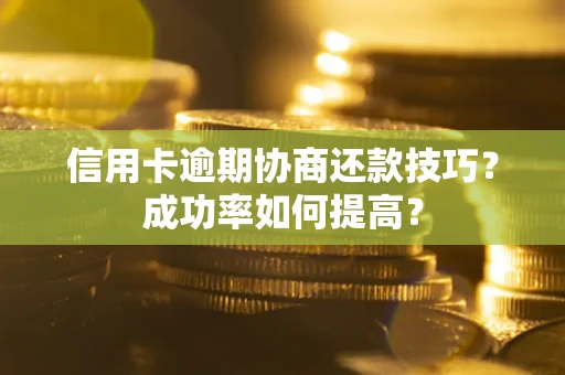 济南信用卡逾期协商还款技巧？成功率如何提高？