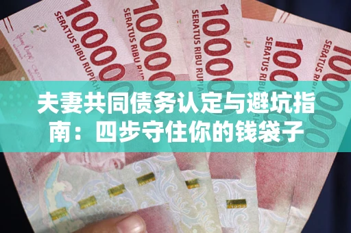 济南夫妻共同债务认定与避坑指南：四步守住你的钱袋子